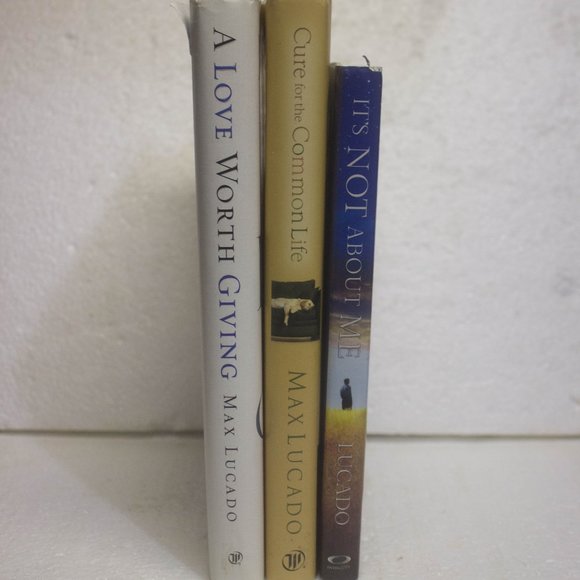 Lot of Three Max Lucado Books - Picture 1 of 7
